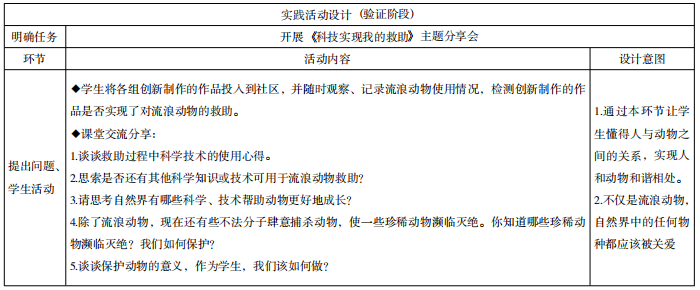 STEM教育视角下的创造性劳动实践活动设计研究