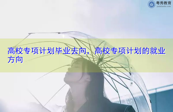 高校专项计划毕业去向，高校专项计划的就业方向